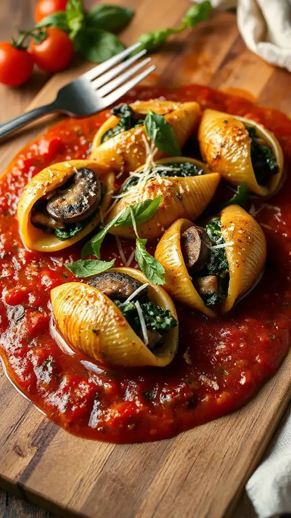 vegetarian stuffed pasta delight vegetarian stuffed pasta delight