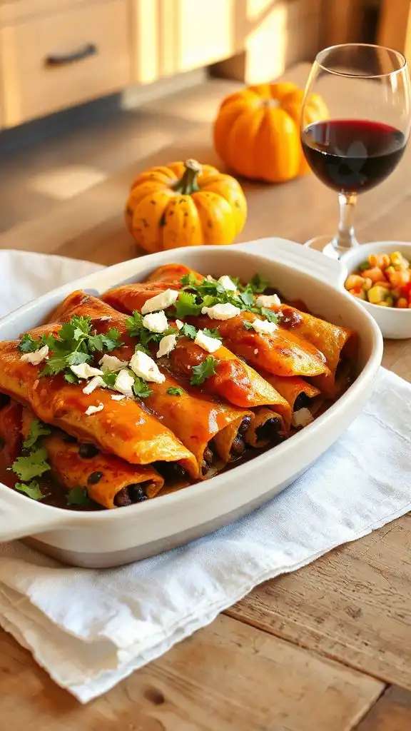 vegetarian sweet potato enchiladas vegetarian sweet potato enchiladas
