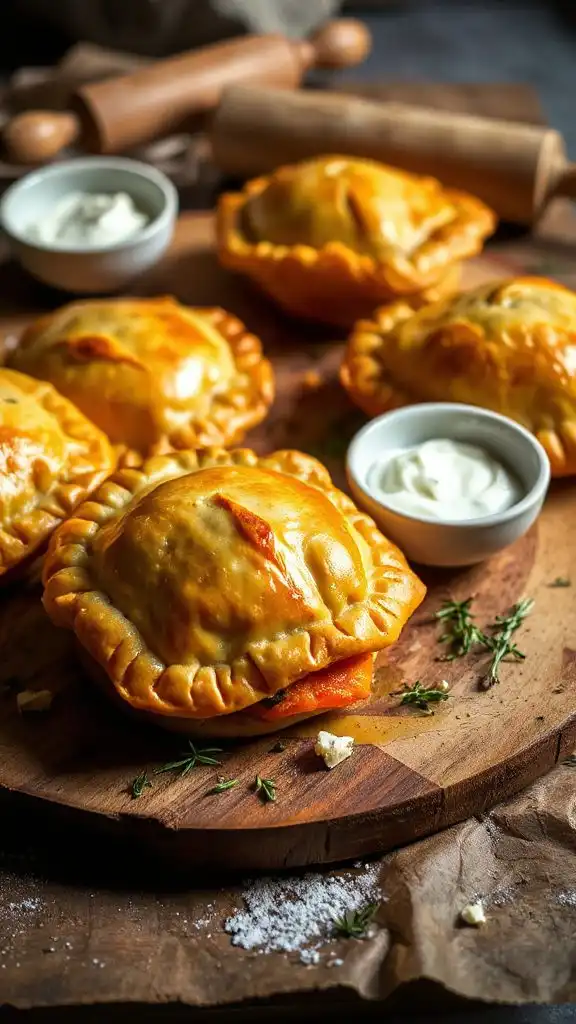vegetarian sweet potato pastry