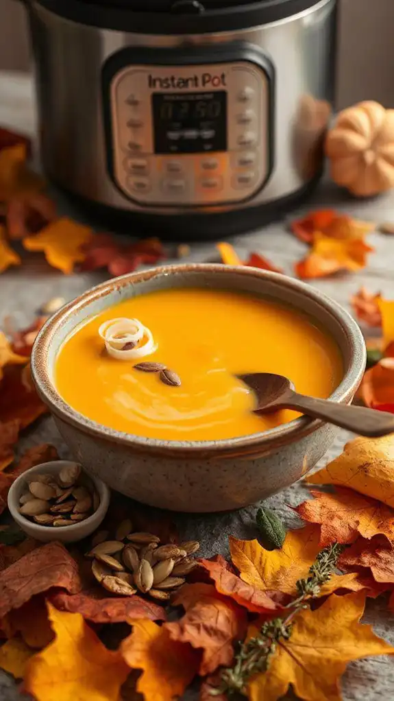 velvety roasted squash soup