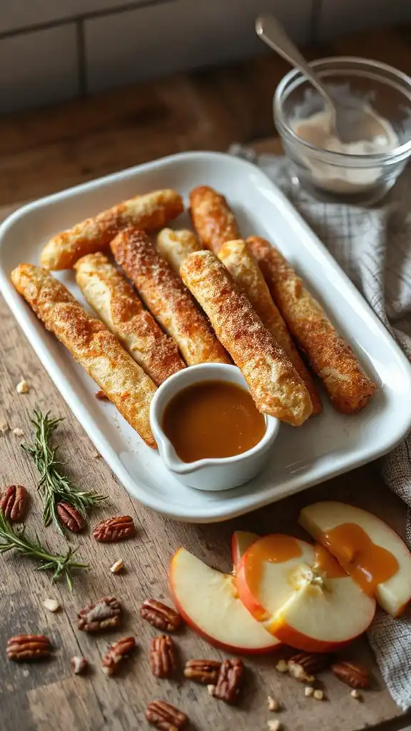 versatile baked apple donut sticks