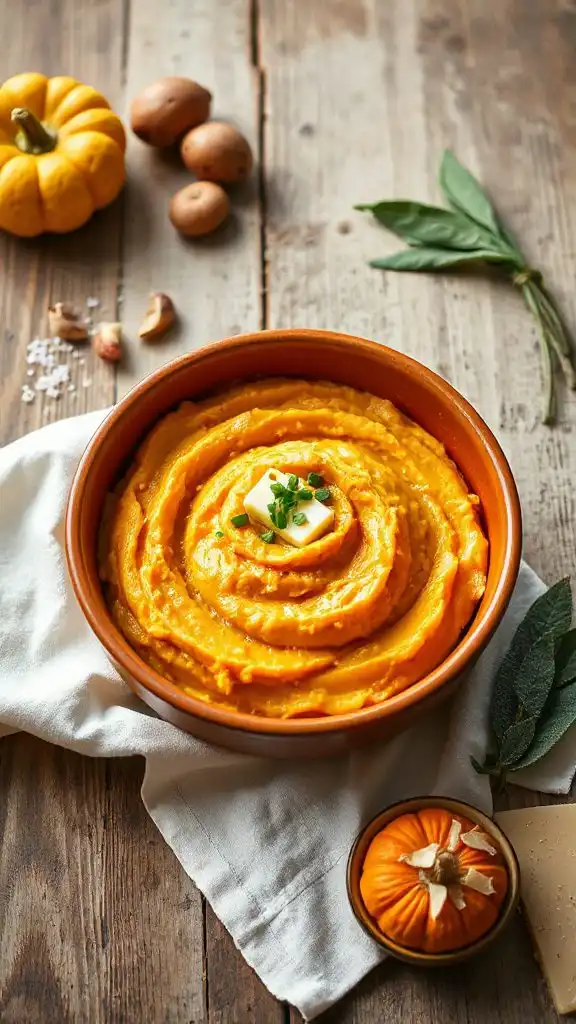 versatile creamy potato pumpkin mash