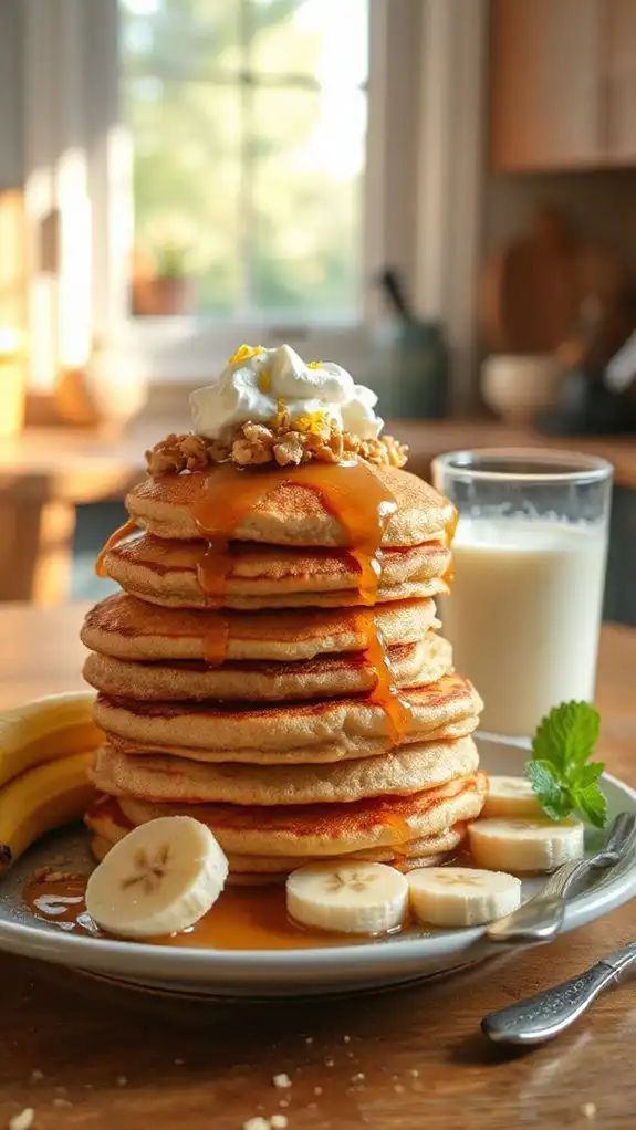 versatile protein packed pancake serving