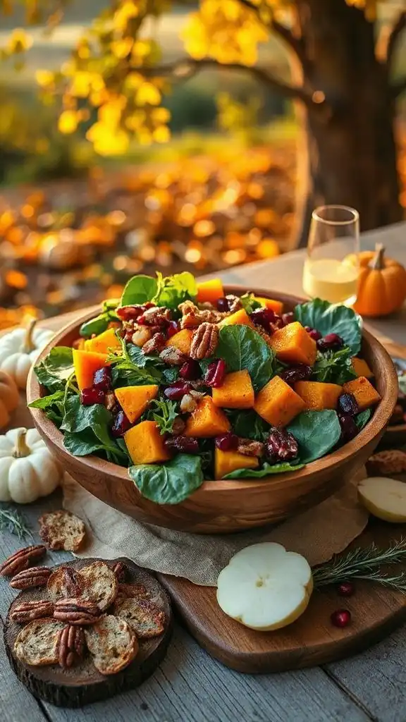 vibrant autumn salad recipe vibrant autumn salad recipe