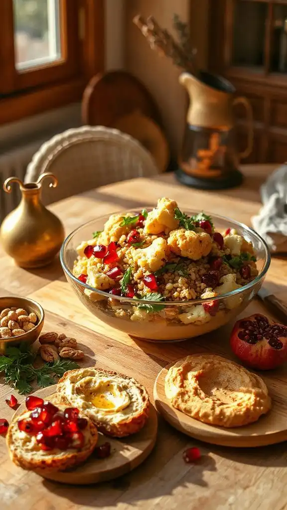 vibrant cauliflower farro salad vibrant cauliflower farro salad
