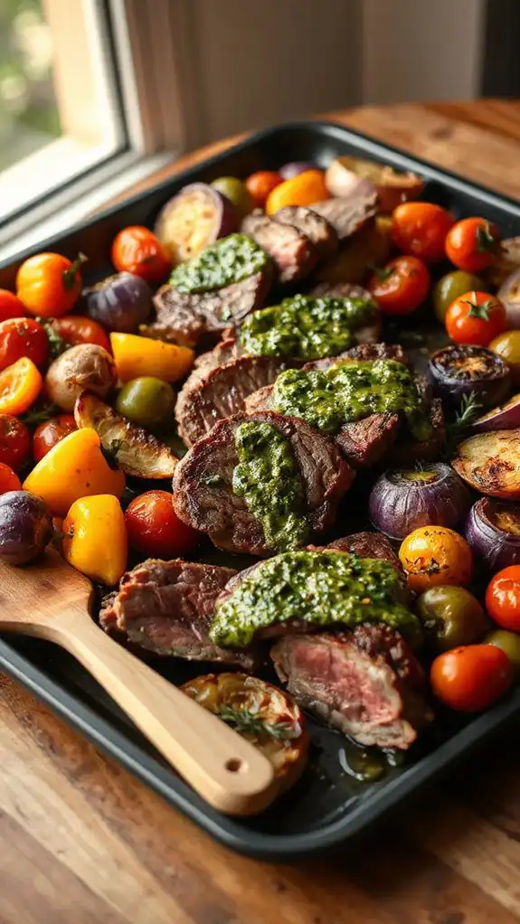 vibrant flavorful family dinner
