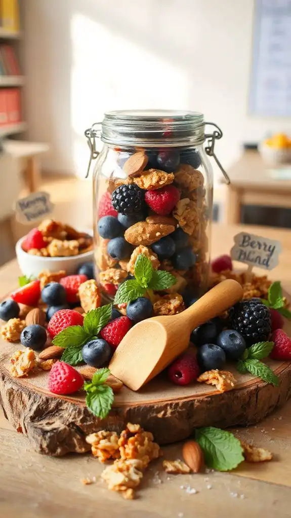 vibrant fruity trail mix