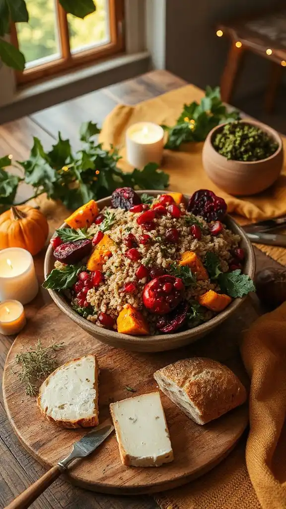 vibrant harvest grain bowl