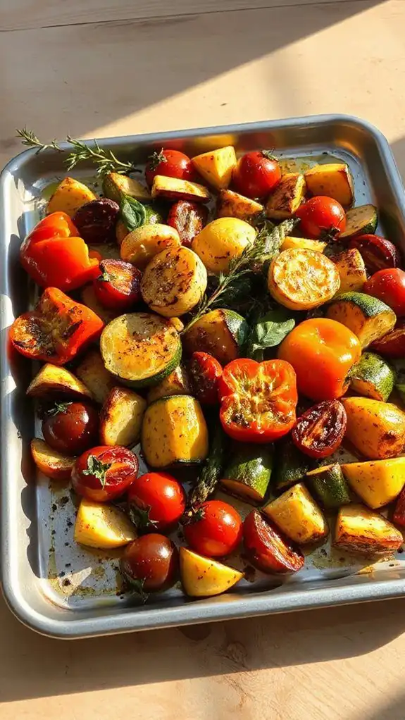 vibrant mediterranean vegetable dish