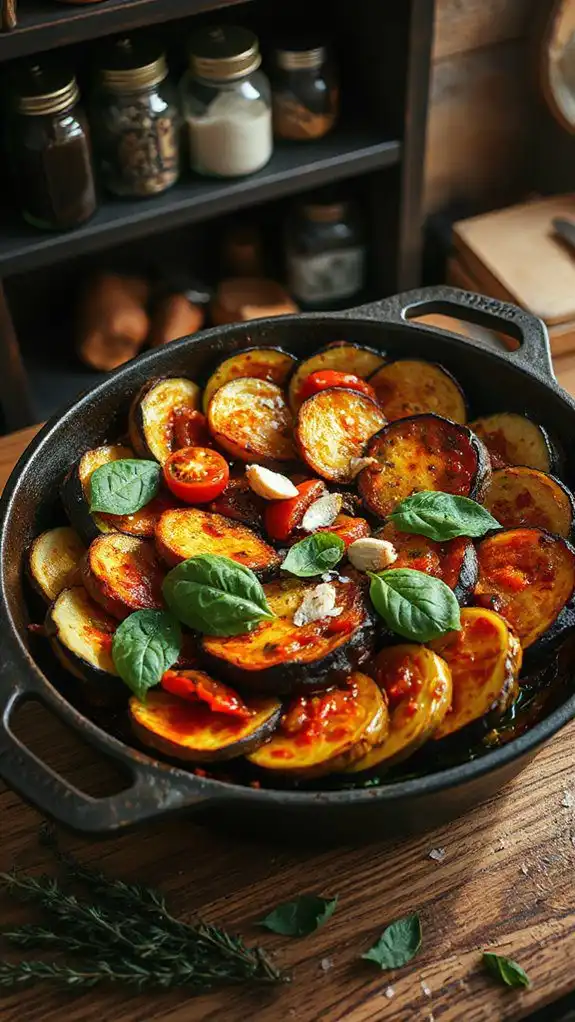vibrant mediterranean vegetable dish