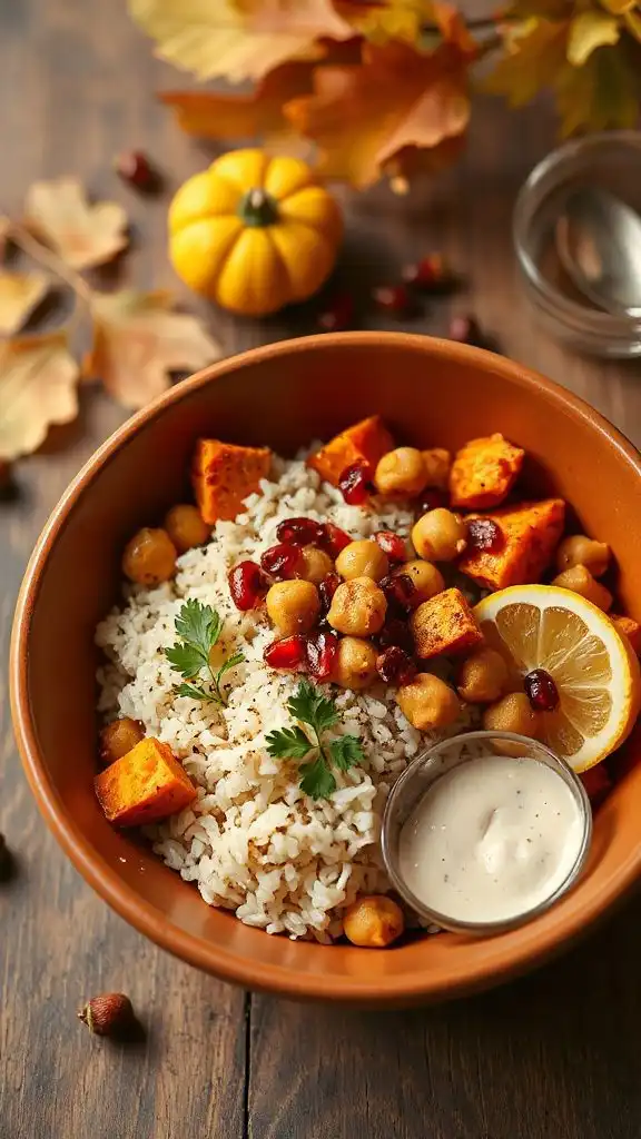 vibrant nourishing fall bowl