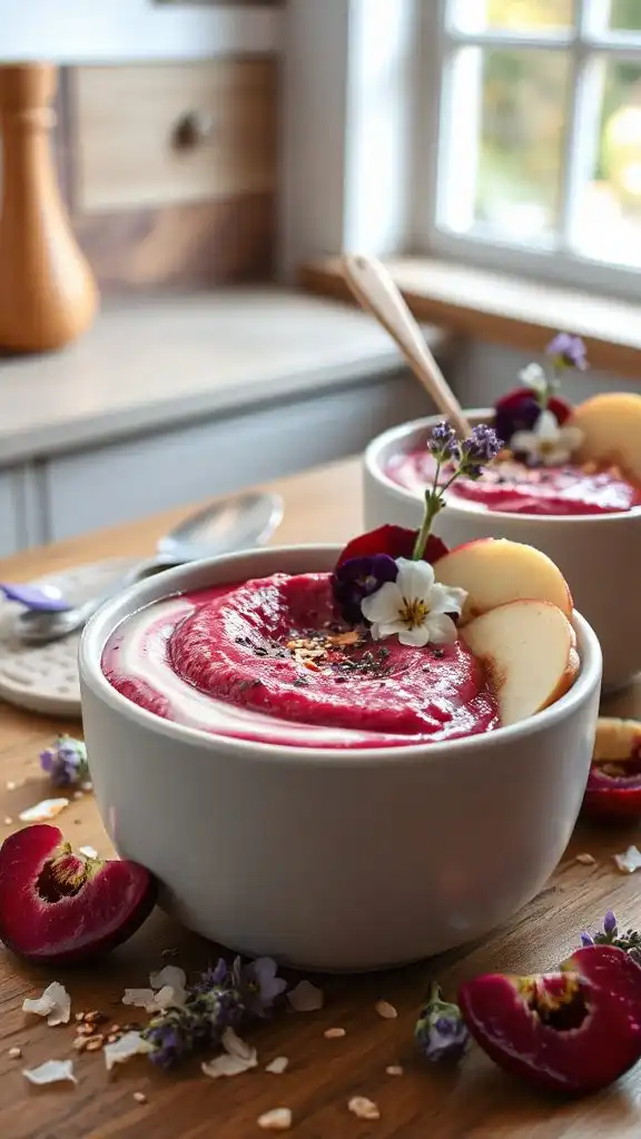 vibrant nutritious chia pudding