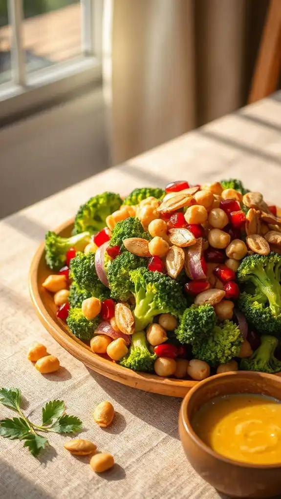vibrant nutritious chickpea salad