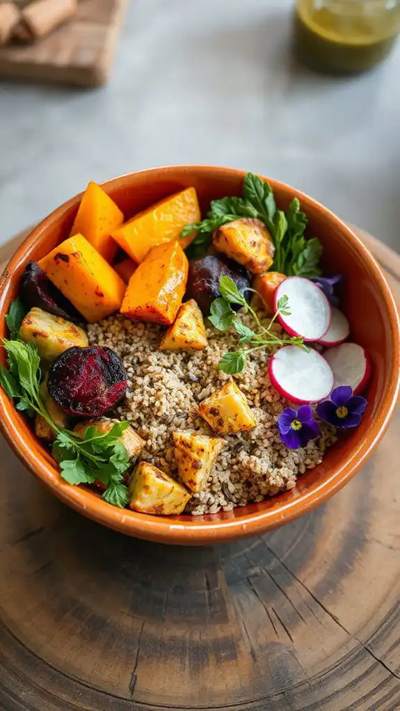 vibrant nutritious harvest bowl