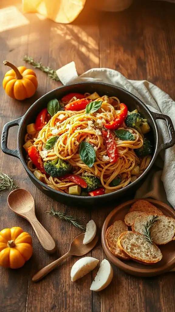 vibrant one pot pasta dish