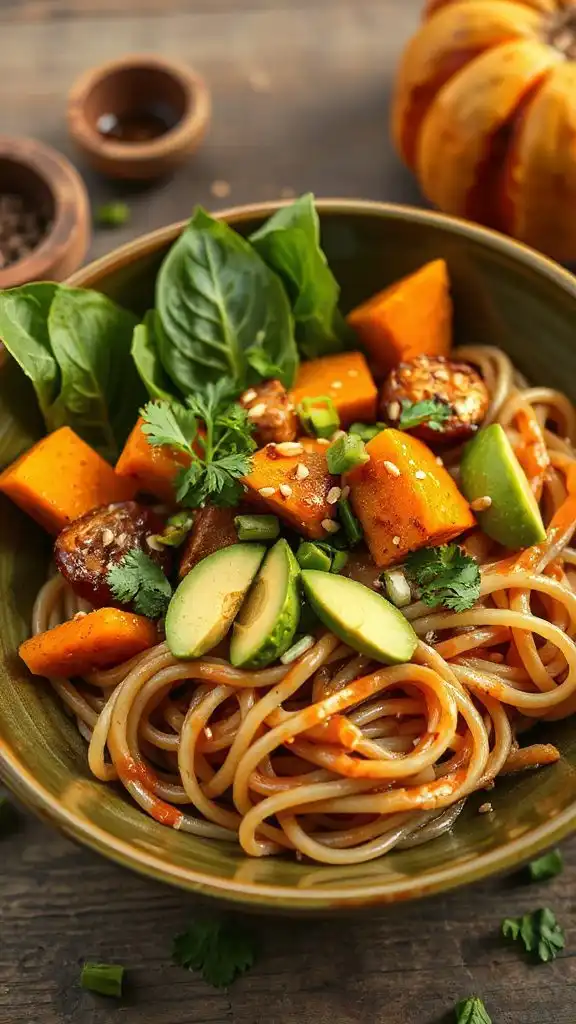 vibrant peanut noodle bowl vibrant peanut noodle bowl
