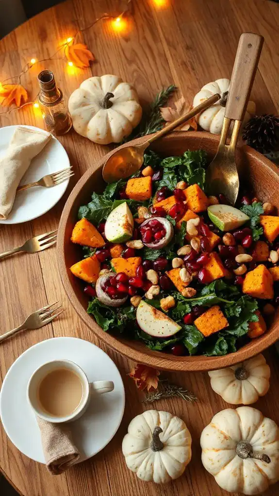 vibrant roasted vegetable salad