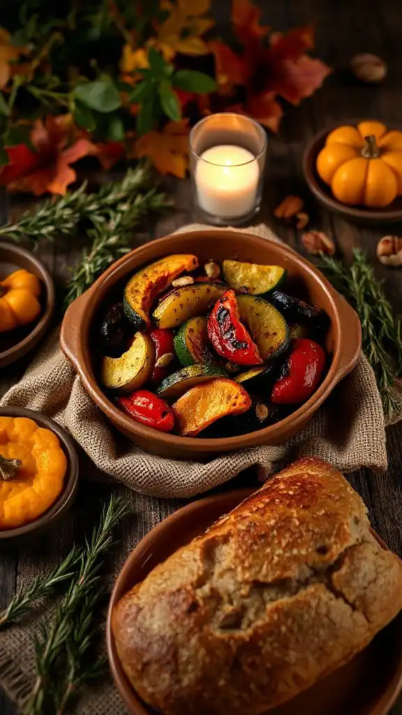 vibrant smoky vegetable dish
