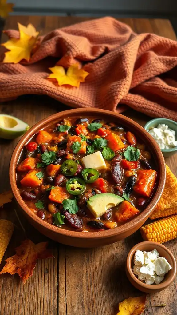 vibrant southwest vegetable chili
