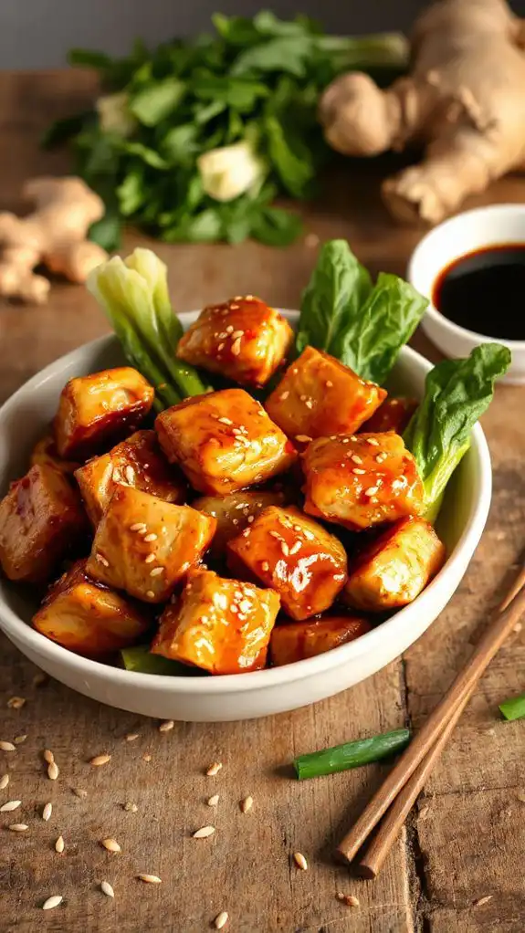 vibrant stir fry chicken dish