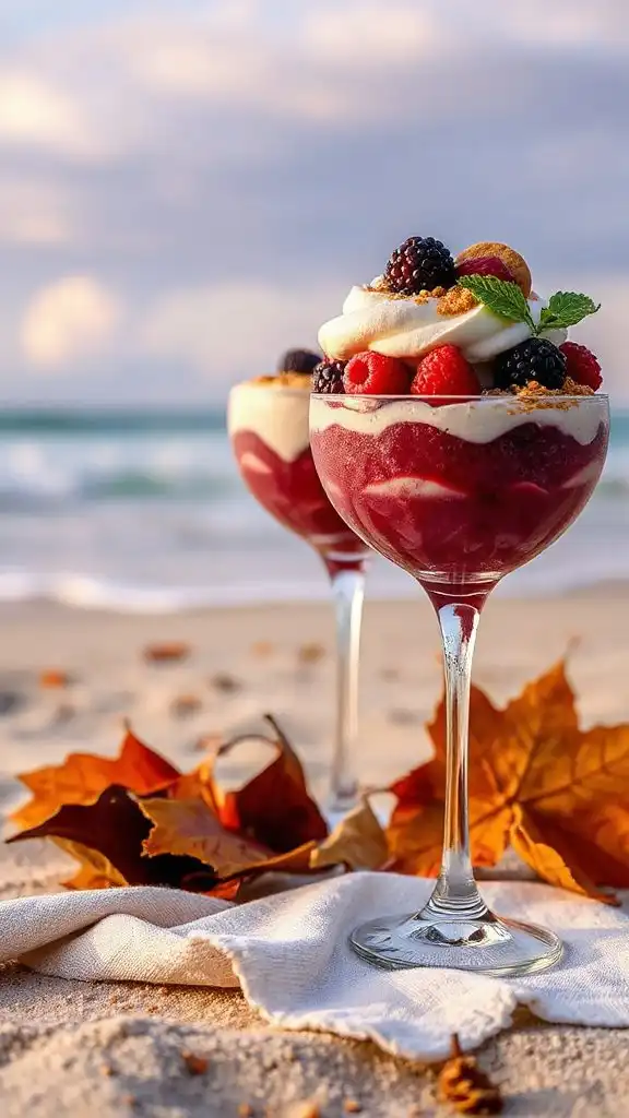 vibrant summer berry dessert