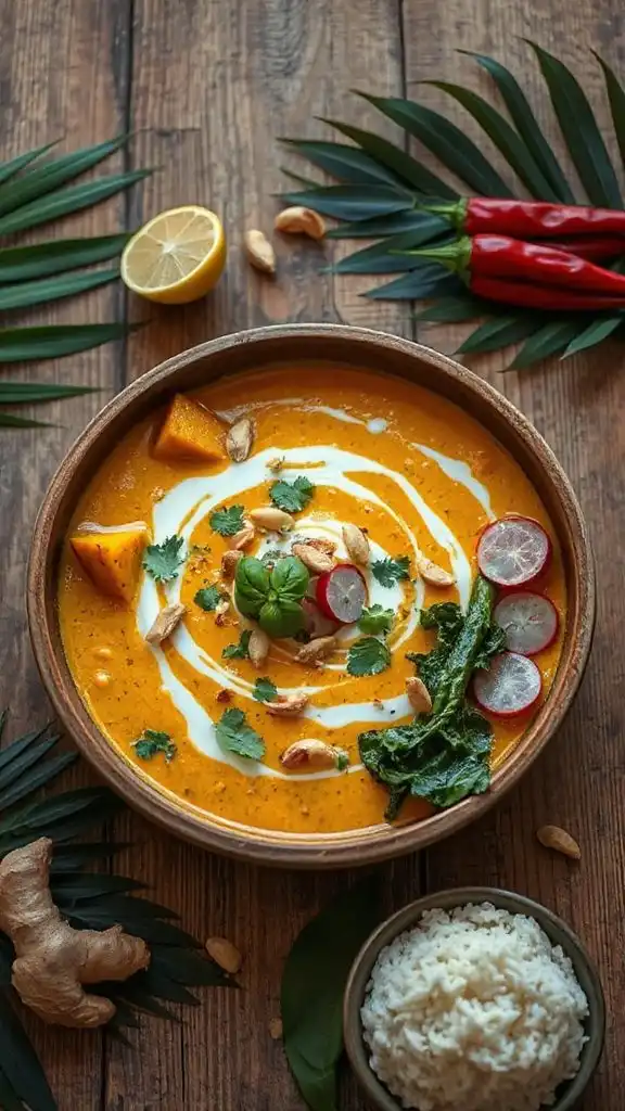 vibrant thai coconut curry
