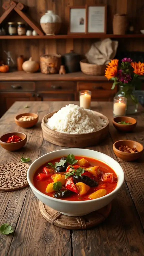 vibrant vegan thai curry