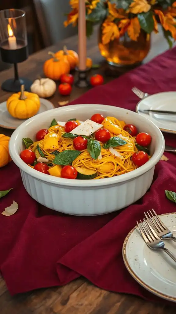 vibrant vegetable spaghetti squash
