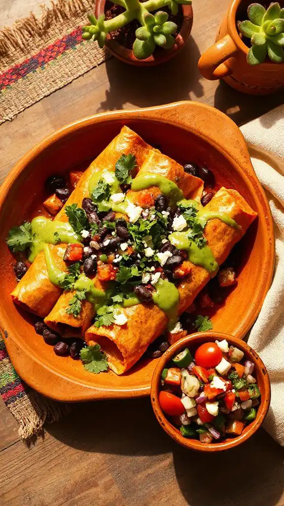 vibrant vegetarian enchiladas recipe