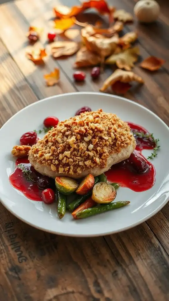 walnut crusted chicken delight