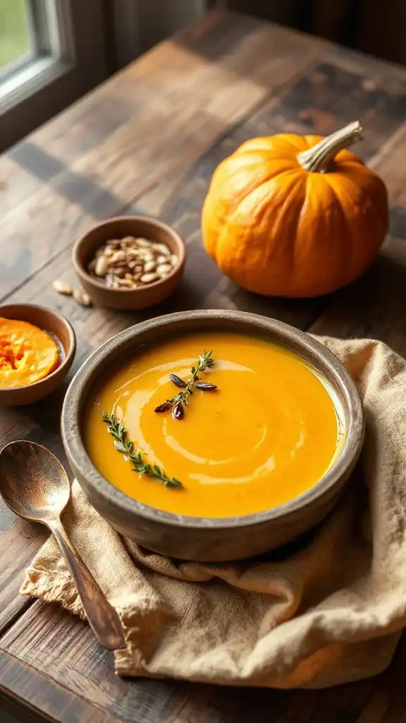 warm and creamy pumpkin soup warm and creamy pumpkin soup