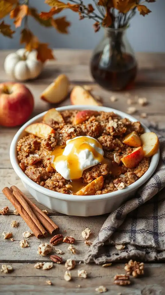 warm apple cinnamon bake