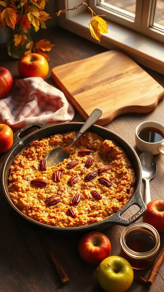 warm apple cinnamon bake