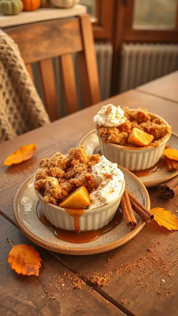 warm apple crumble dessert warm apple crumble dessert