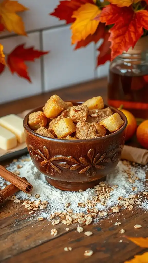 warm autumn oatmeal cookies