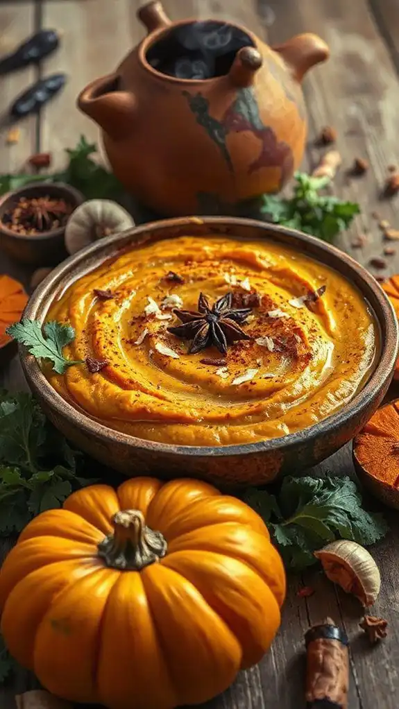 warm autumn squash curry