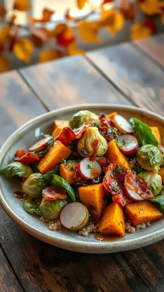 warm brussels sprouts salad