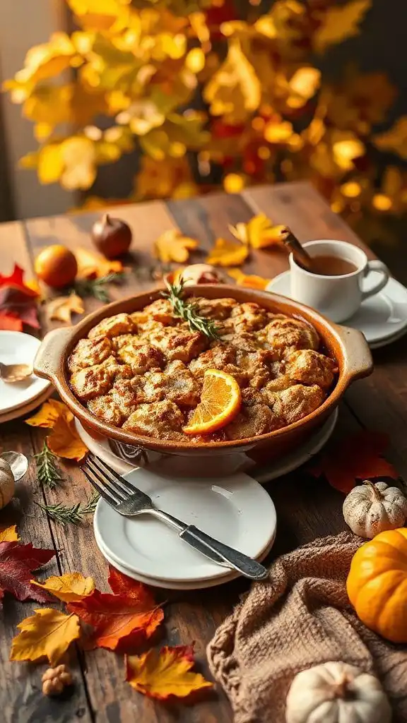 warm caramel pear dessert