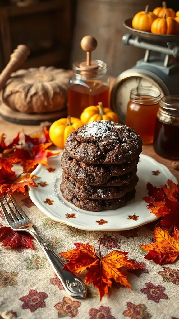 warm chewy molasses cookies