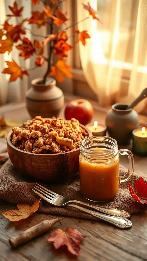 warm comforting apple dessert