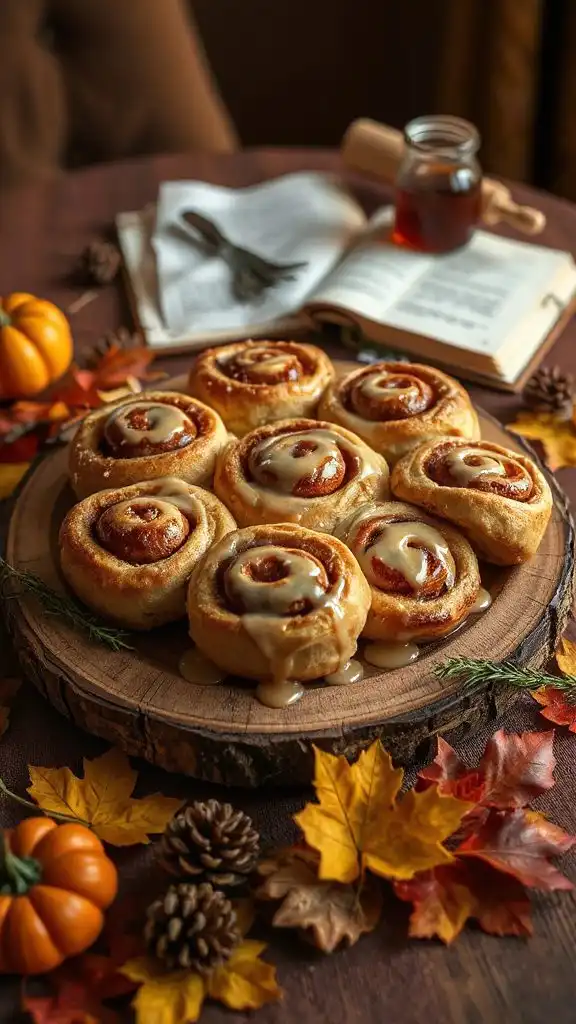 warm gooey cinnamon rolls