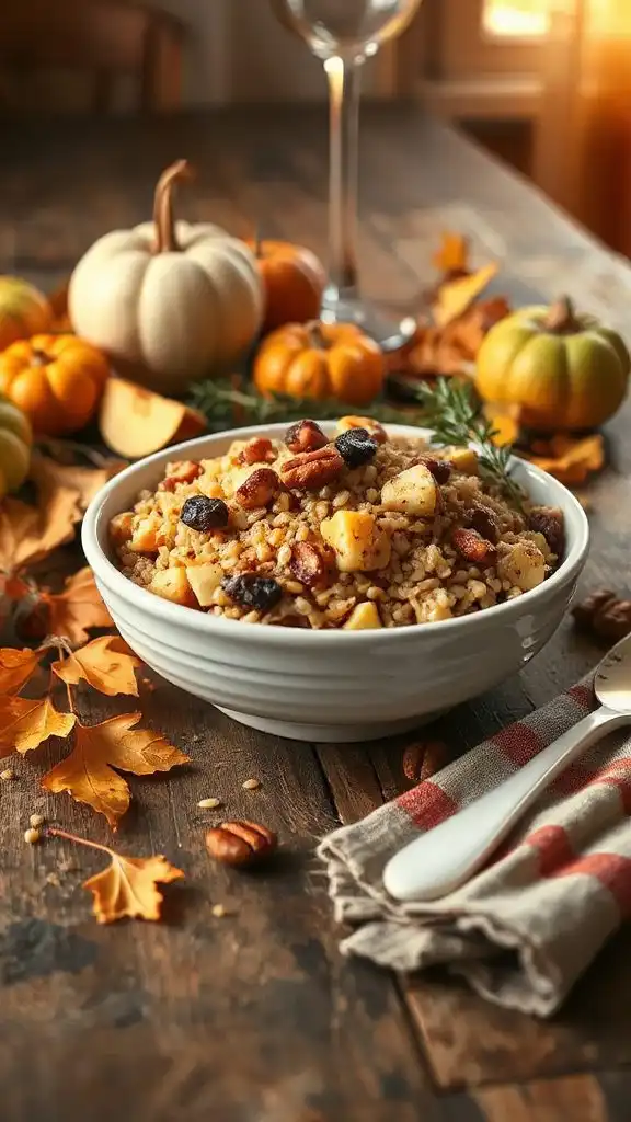warm millet autumn dish warm millet autumn dish