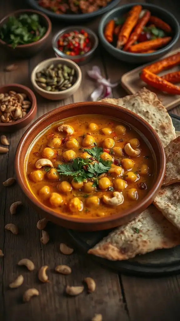 warm moroccan chickpea stew