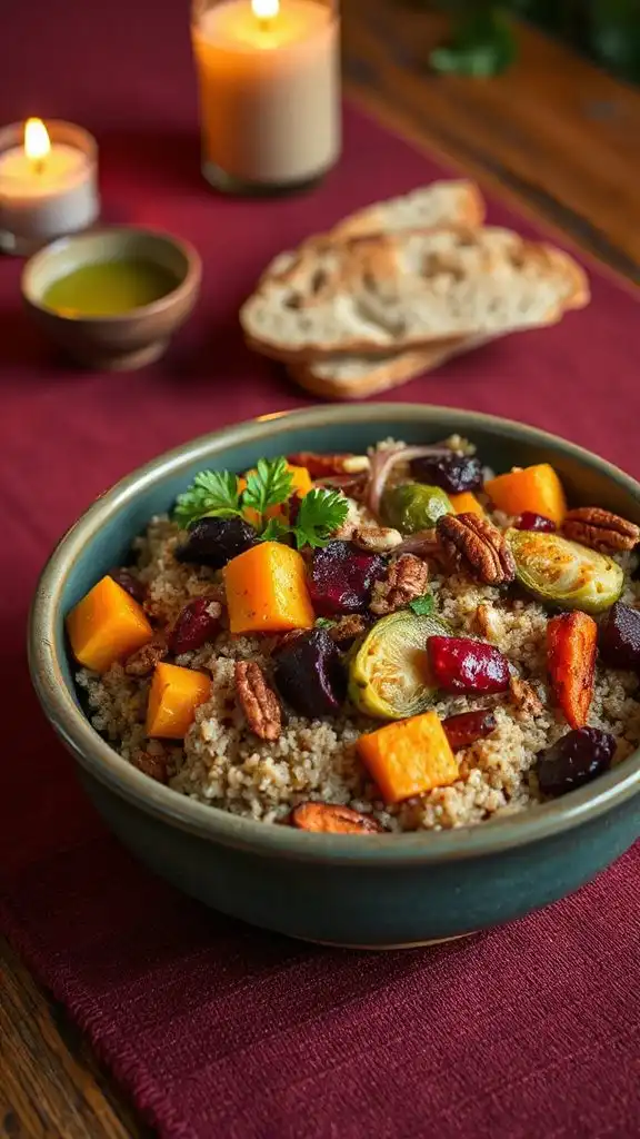 warm quinoa salad autumn delight