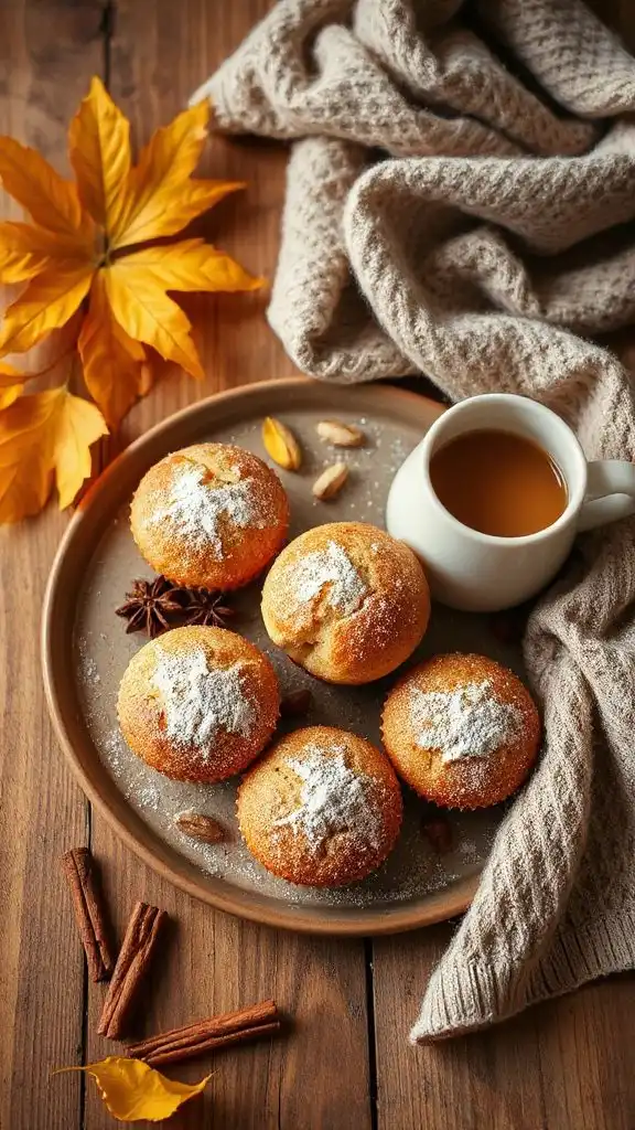warm spiced autumn muffins