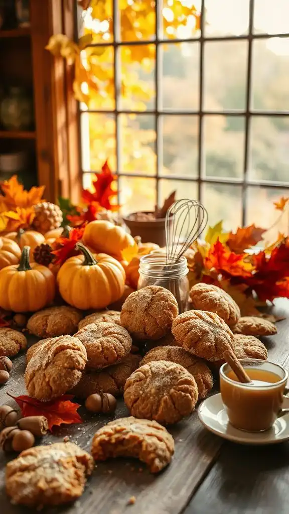 warm spiced ginger cookies