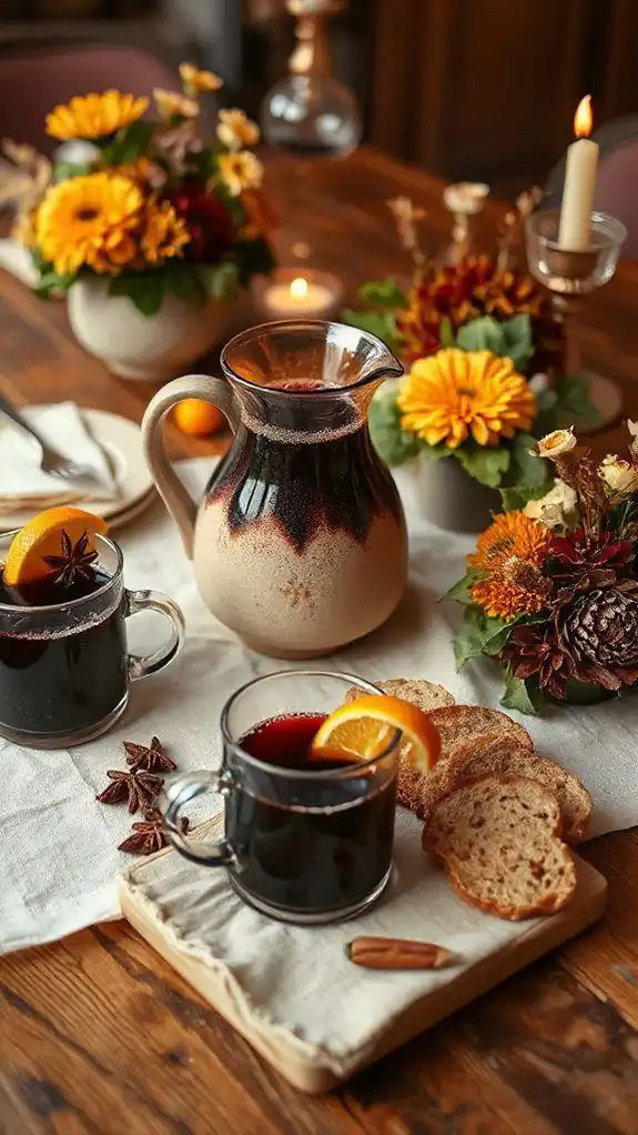 warm spiced mulled wine warm spiced mulled wine