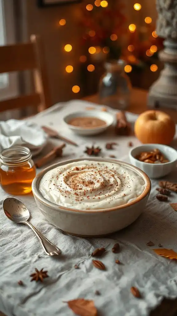 warm spiced rice pudding warm spiced rice pudding