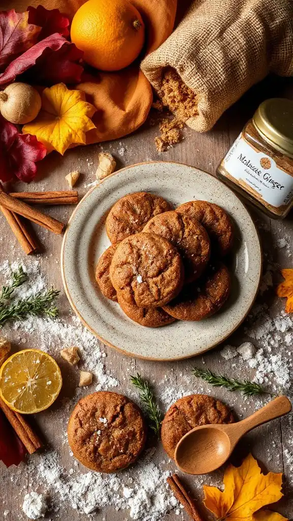 warm spicy molasses cookies warm spicy molasses cookies