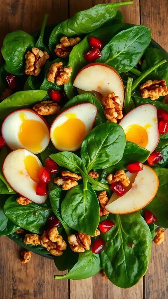 warm spinach salad recipe